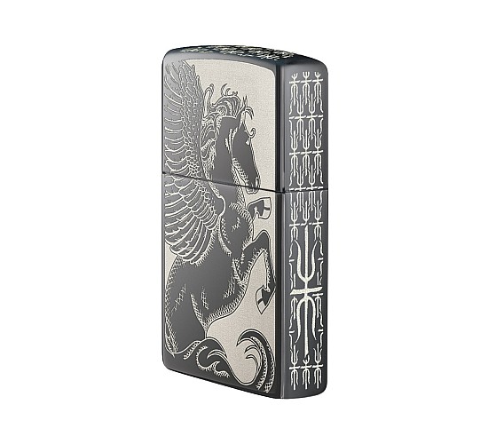 Griekse mythologie Zippo met Pegasus