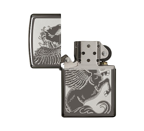 Zippo pegasus 2015 open lid