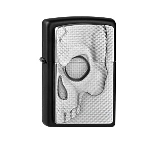 Zippo Phantom Half Skull