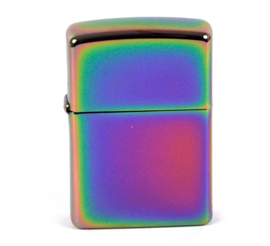 Windproof zippo aansteker met Spectrum finish