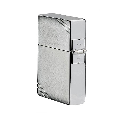 Zippo aansteker Replica 1935 with slashes chroom