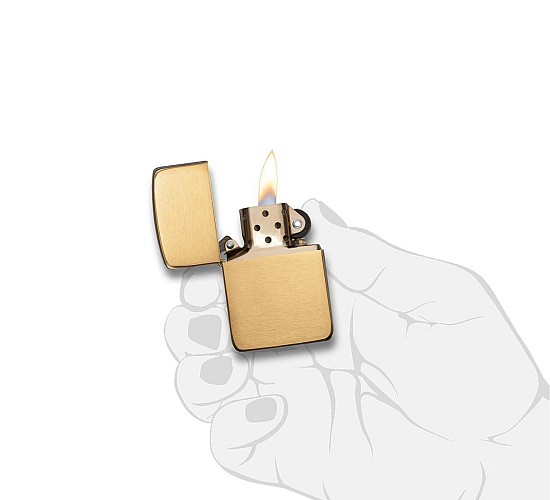 Zippo replica 1941 brass brushed