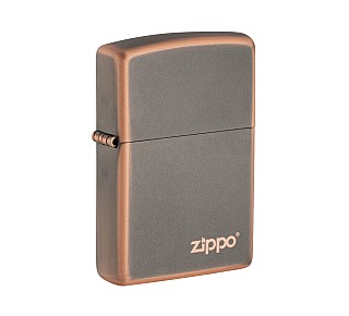 Zippo Rustic Bronze Logo