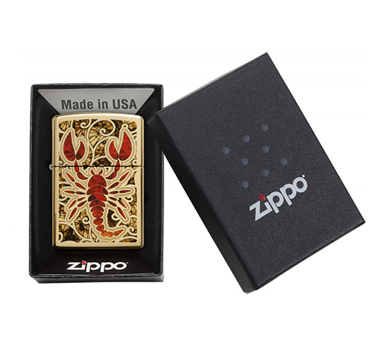 Zippo scorpion fusion the box