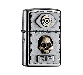 Zippo Skull R.I.P.