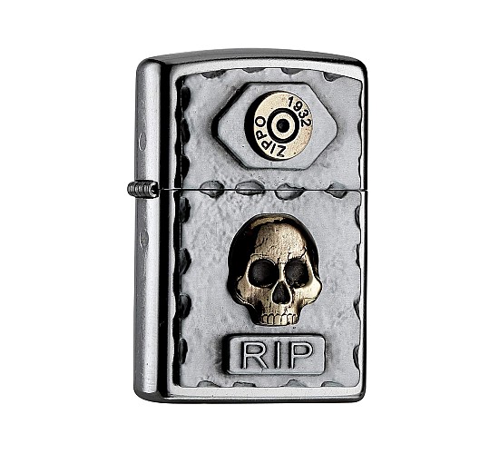 Zippo skull rip