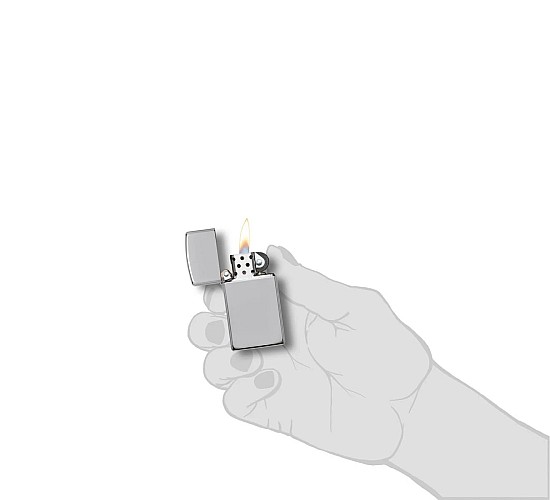 Zippo slim high polish chrome