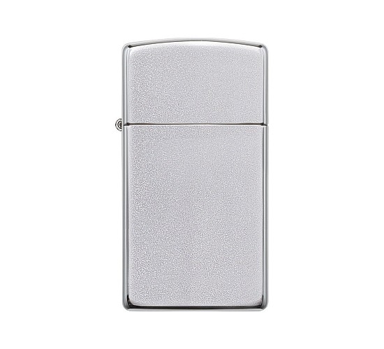 Zippo slim satin finish chrome