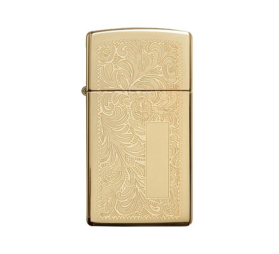 Zippo Venetian slim in brass