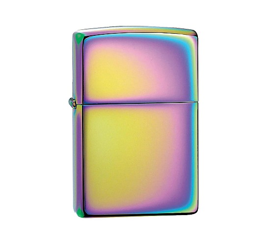 Zippo Spectrum regular aansteker met gepolijste afwerking in regenboogkleuren