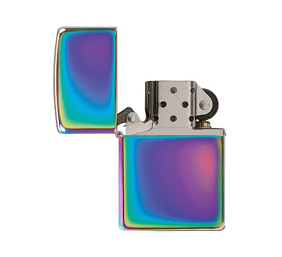 Zippo spectrum open lid