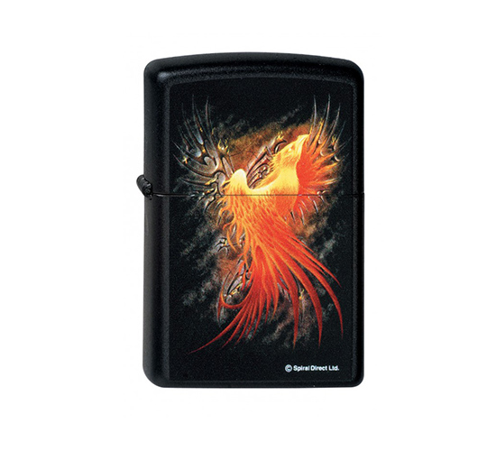 Zippo spiral phoenix rising
