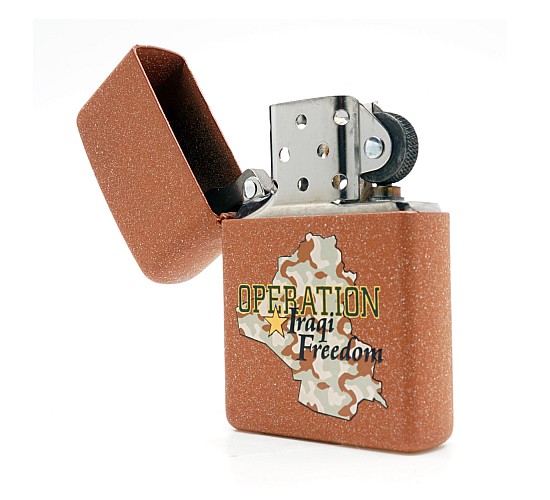 Zippo stone matte freedom iraqi 1