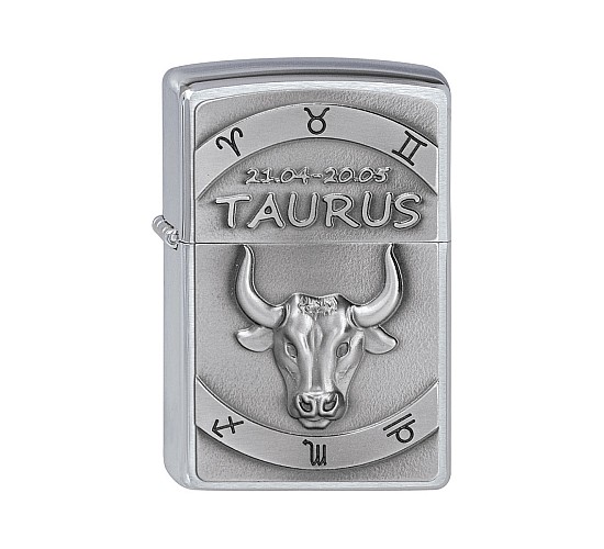 Zippo taurus emblem zodiac