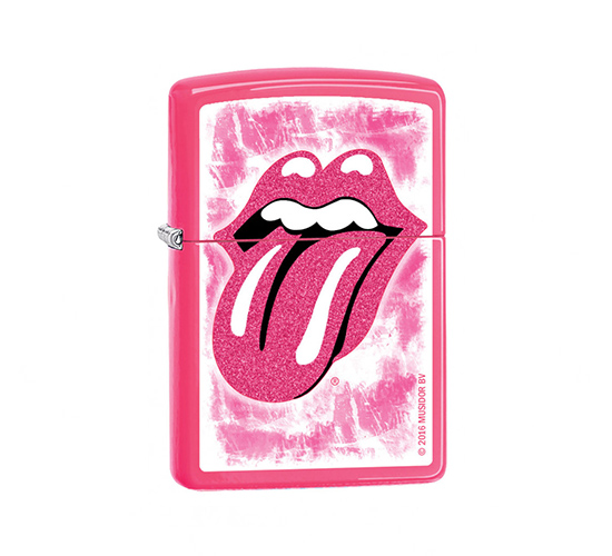 Zippo the rolling stones pink
