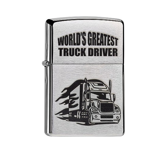 Zippo truck with flames
