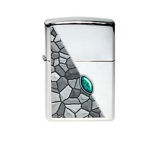 Zippo Turquoise pattern