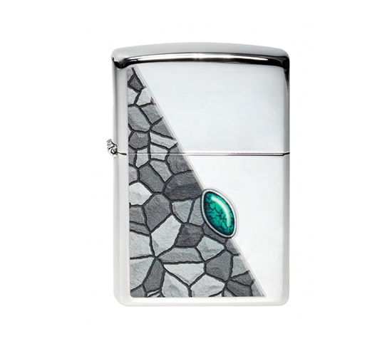 Zippo turquoise pattern