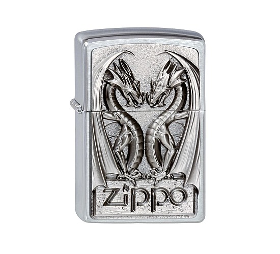 Zippo twins dragon heart emblem