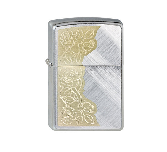 Zippo twisted roses