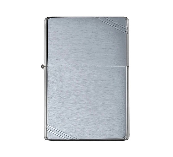 Zippo vintage case geborsteld chroom