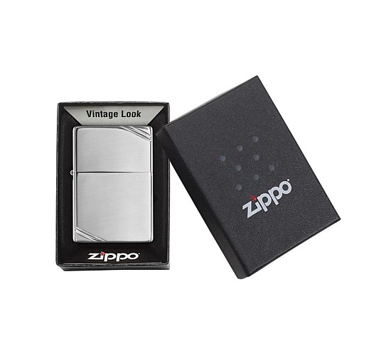 Doosje met de Vintage High polished  Chrome van Zippo