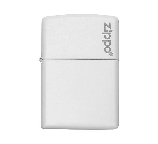 Zippo white matte logo