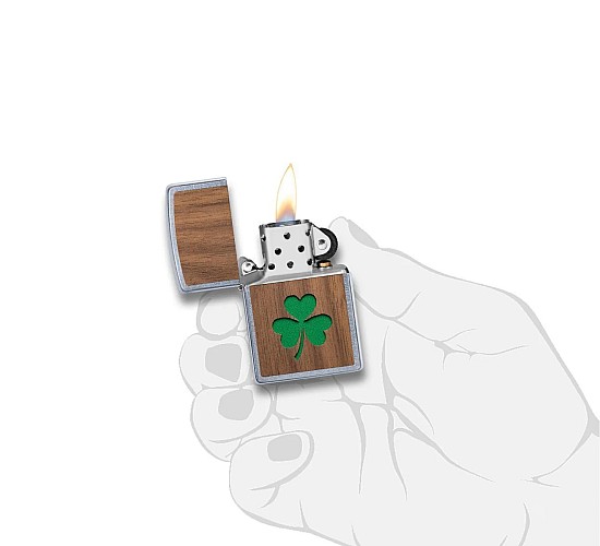 Zippo woodchuck clover