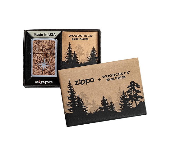 Zippo woodchuck compass doosje