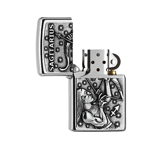Zippo zodiac sagittarius emblem