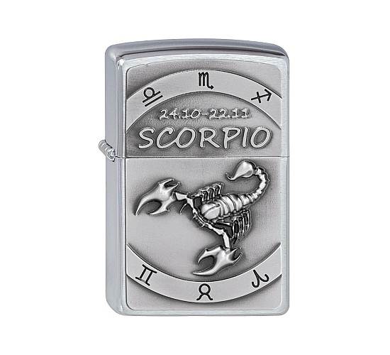 Zippo zodiac scorpio emblem