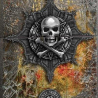 Zippo met skull en botten embleem
