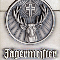 Jägermeister embleem Zippo met logo en naam